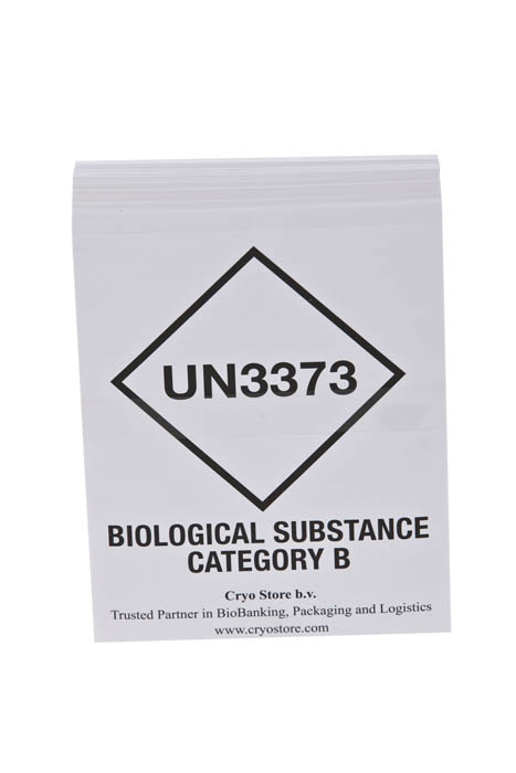UN-3373 CAT B Sticker